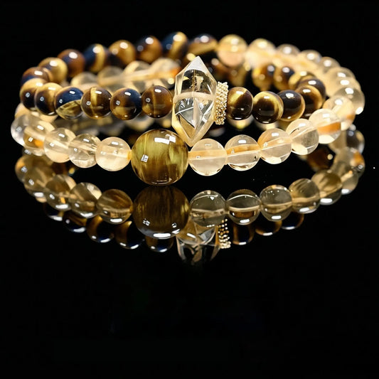 💫Healing Crystal Bracelet, Simple and Fashionable High end StyleCrystal Bracelet