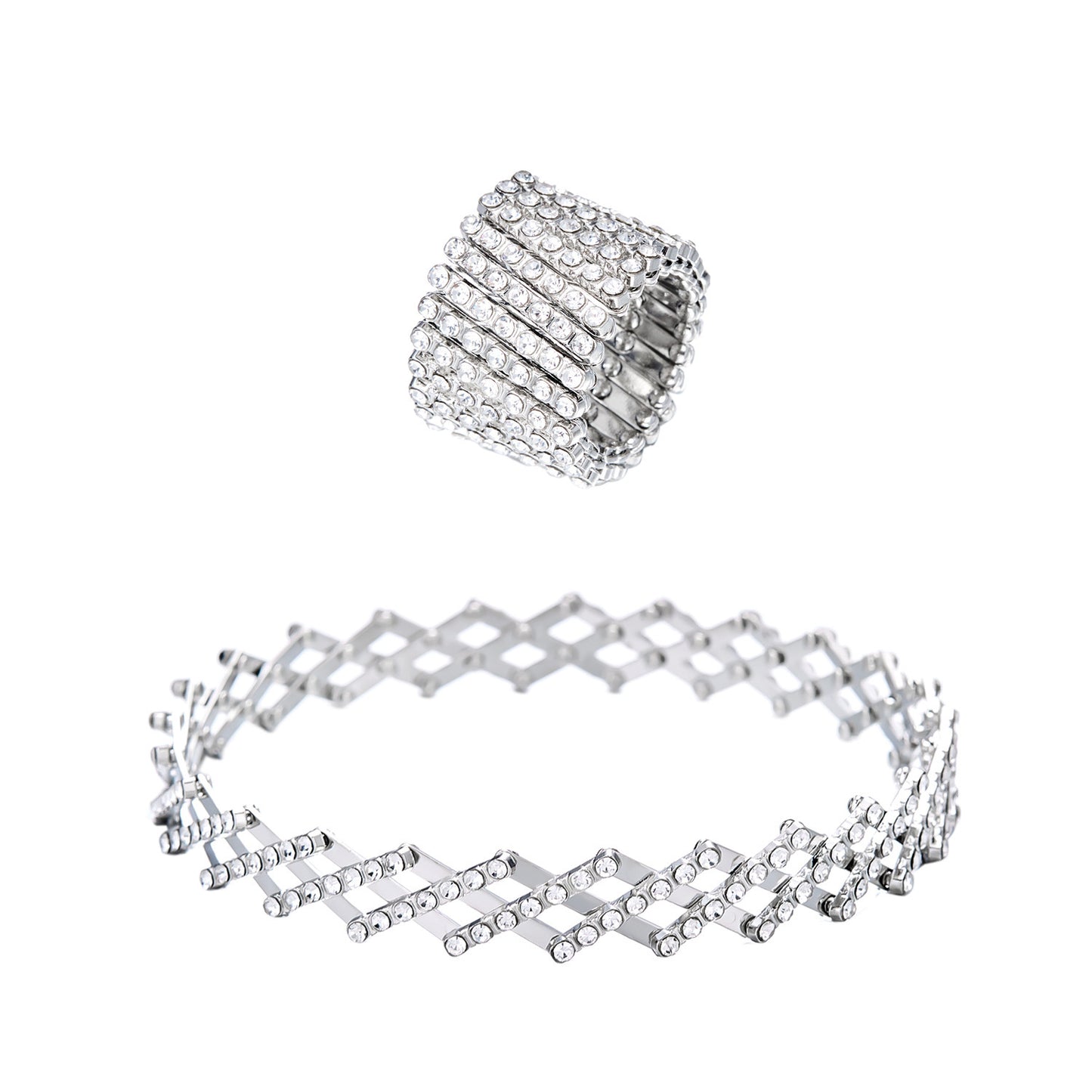 🔥【 ¡Compra 1 y llévate 1 GRATIS!】💍Anillo y Pulsera Diana