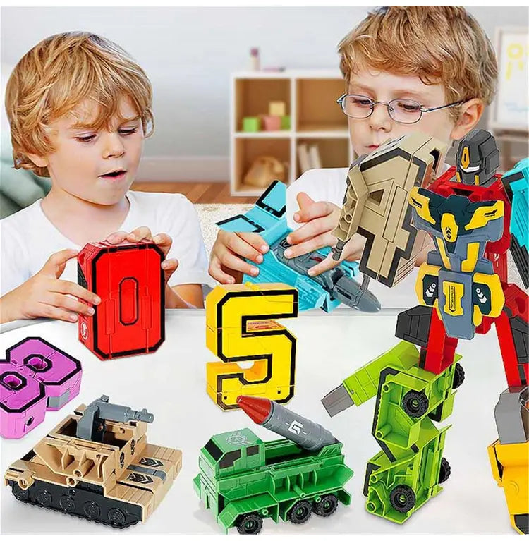 🔥【Najlepiej sprzedający się produkt】🧒Dziecięca cyfrowa zabawka transformująca robota