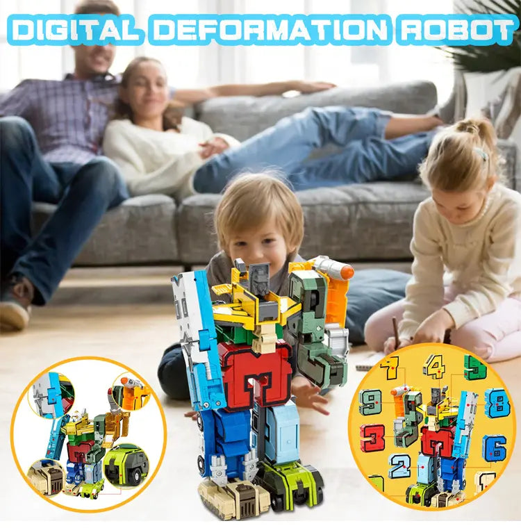 🔥【Najlepiej sprzedający się produkt】🧒Dziecięca cyfrowa zabawka transformująca robota