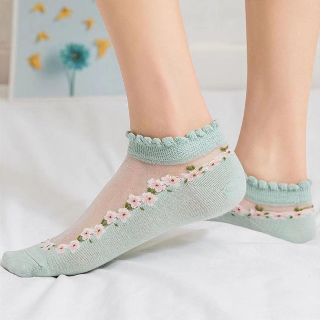 😍Oferta specjalna: 💐【Kup 7, a 1 dostaniesz gratis (łącznie 8 par)】🧦Letnie oddychające skarpetki z nadrukiem Materiał: bawełna