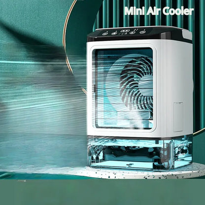 New Mini USB Air Cooler Fan | Portable Desktop Mist Fan