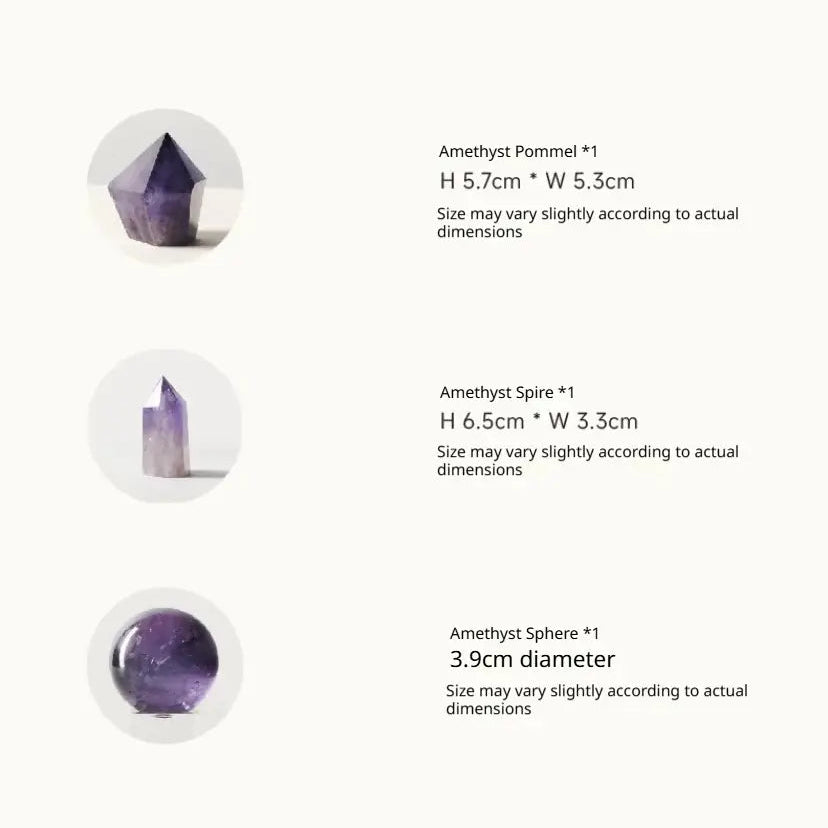 🔮Natural Amethyst Crystal Grid