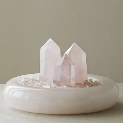 Pink Crystal "Cup of Love" — Crystal Home Décor Accent