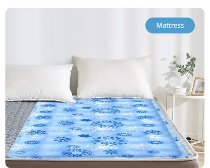 Cooling Gel Mat Mattress Topper | Soft Summer Cooling Pad(35.4 × 70.9 in)