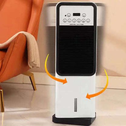 Portable Upright Heating & Cooling Fan | Household Tower Fan (Heating & Cooling, No Installation Required)