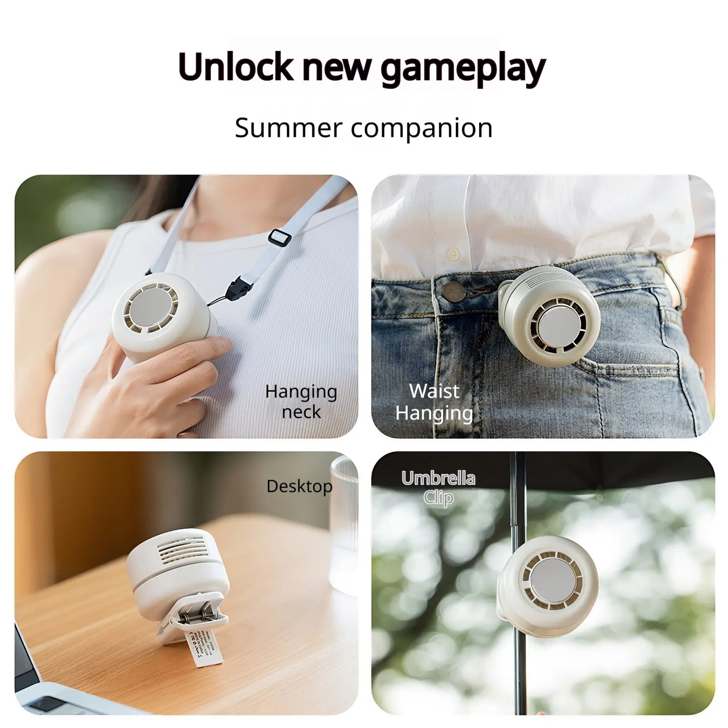 2026 Portable Semiconductor Neck Fan | Compact Cold Compress Cooler