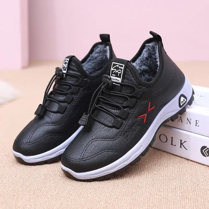 【35-42】Damskie Skórzane Buty Zimowe Ocieplane