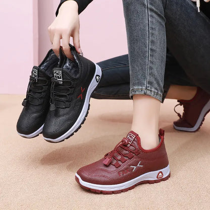 【35-42】Damskie Skórzane Buty Zimowe Ocieplane