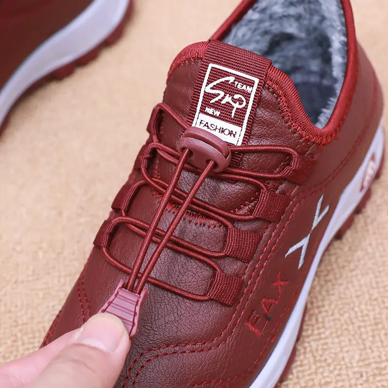 【35-42】Damskie Skórzane Buty Zimowe Ocieplane