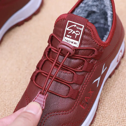 【35-42】Damskie Skórzane Buty Zimowe Ocieplane