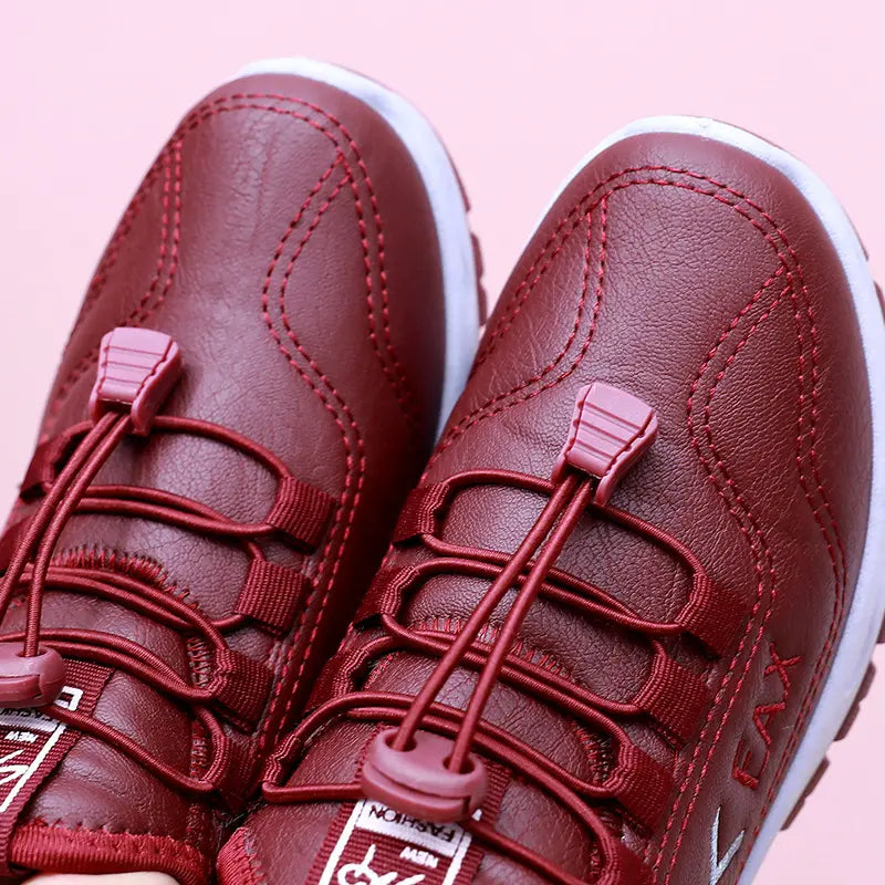 【35-42】Damskie Skórzane Buty Zimowe Ocieplane