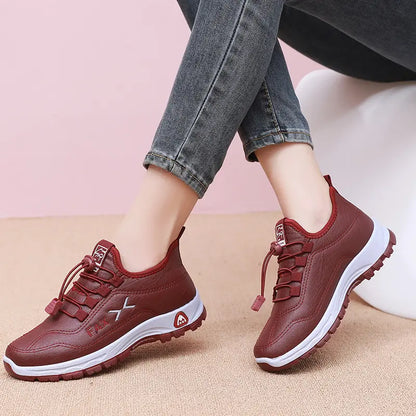 【35-42】Damskie Skórzane Buty Zimowe Ocieplane