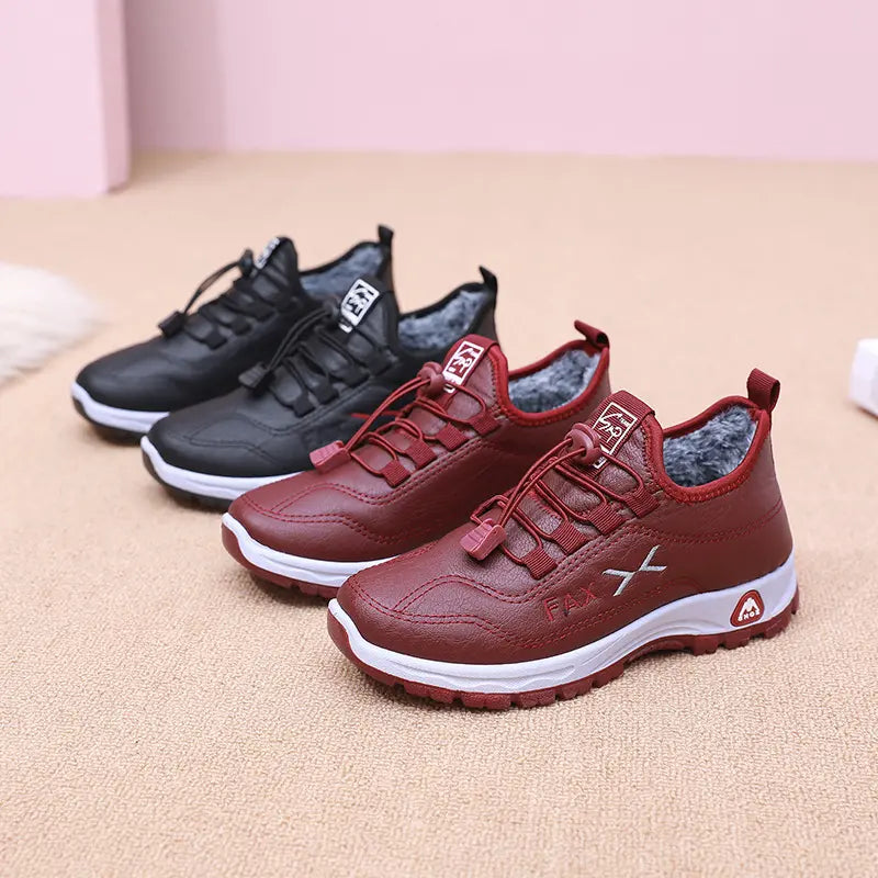 【35-42】Damskie Skórzane Buty Zimowe Ocieplane