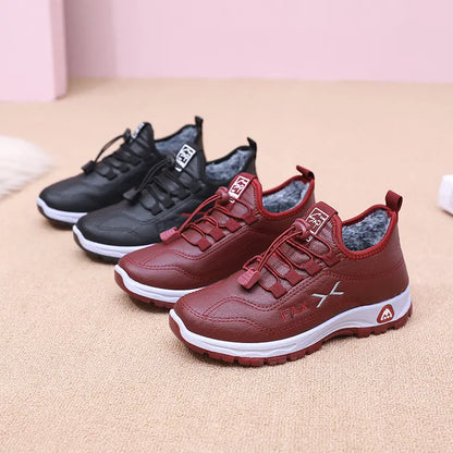 【35-42】Damskie Skórzane Buty Zimowe Ocieplane