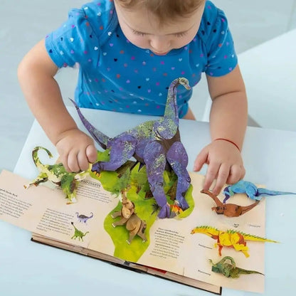 【Buy 1, Get 1 Free】📕 3D Enclopedia Prehistory Dinosaurs Book