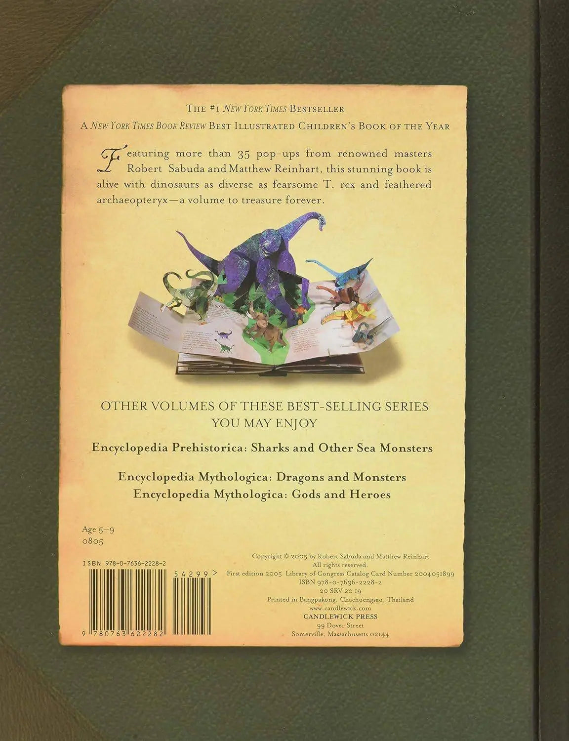 【Buy 1, Get 1 Free】📕 3D Enclopedia Prehistory Dinosaurs Book