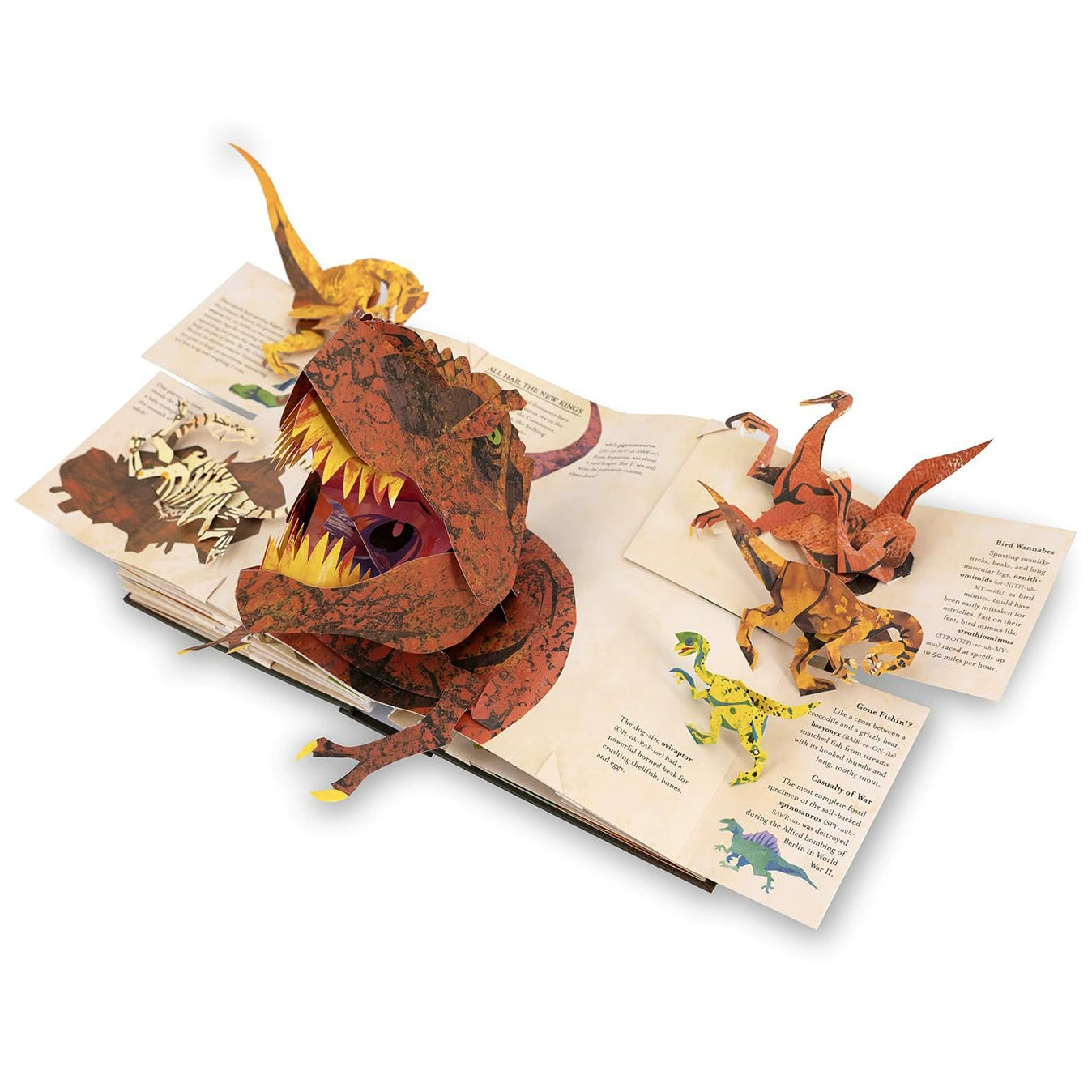 【Buy 1, Get 1 Free】📕 3D Enclopedia Prehistory Dinosaurs Book