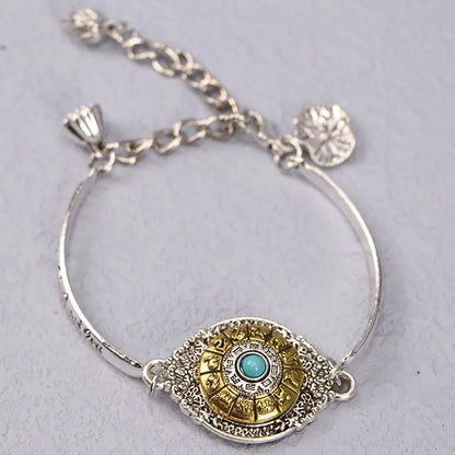 🔥【Compra 1 y llévate 1 gratis】Pulsera de loto giratoria con mantra de seis caracteres de la suerte 2026