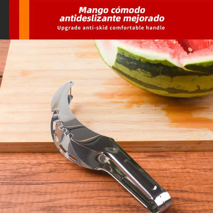 💥【Compre 2 y obtenga 2 gratis】💥Cuchillo de sandía con molino de viento de acero inoxidable, accesorios de cocina