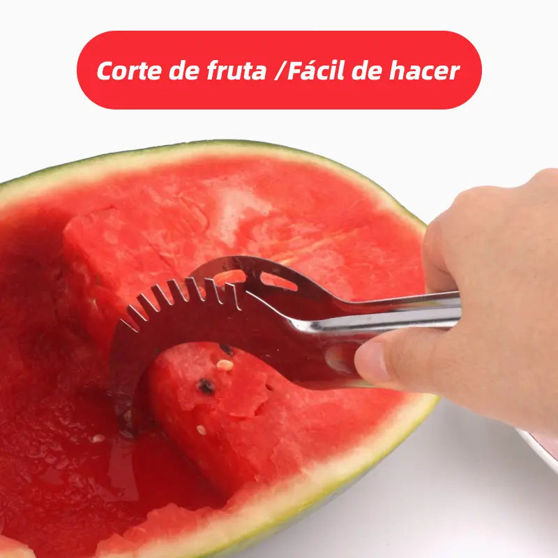 💥【Compre 2 y obtenga 2 gratis】💥Cuchillo de sandía con molino de viento de acero inoxidable, accesorios de cocina
