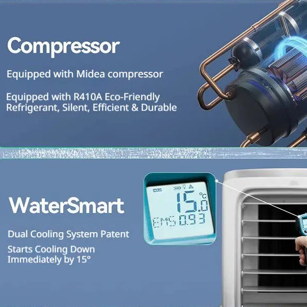 Portable Air Conditioner | Installation-Free Compressor Cooling Unit