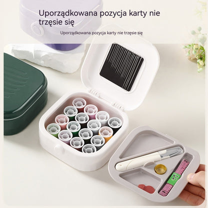Pożegnaj problemy z szukaniem igieł: przenośne, magnetyczne pudełko do szycia – praktyczny pomocnik do cerowania!