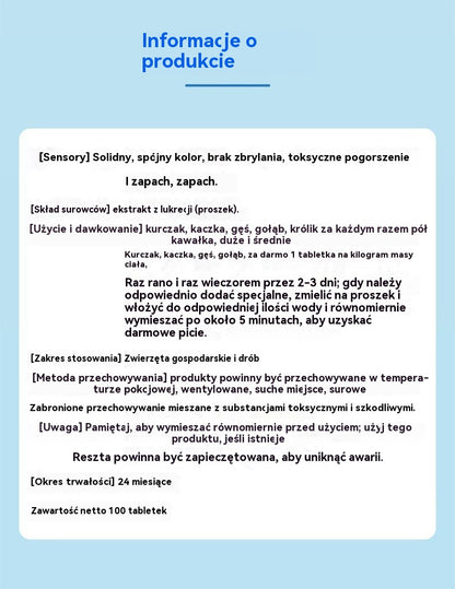 💥【5/10 zestaw butelek】Lek na przeziębienie i biegunkę dla kurczaków, kaczek, gęsi i gołębi