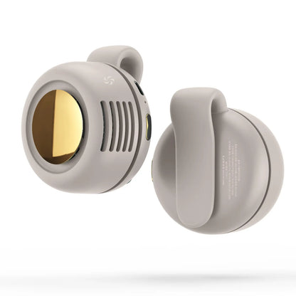 Bladeless Clip On Fan: Portable 5-Speed Wearable Mini Fan